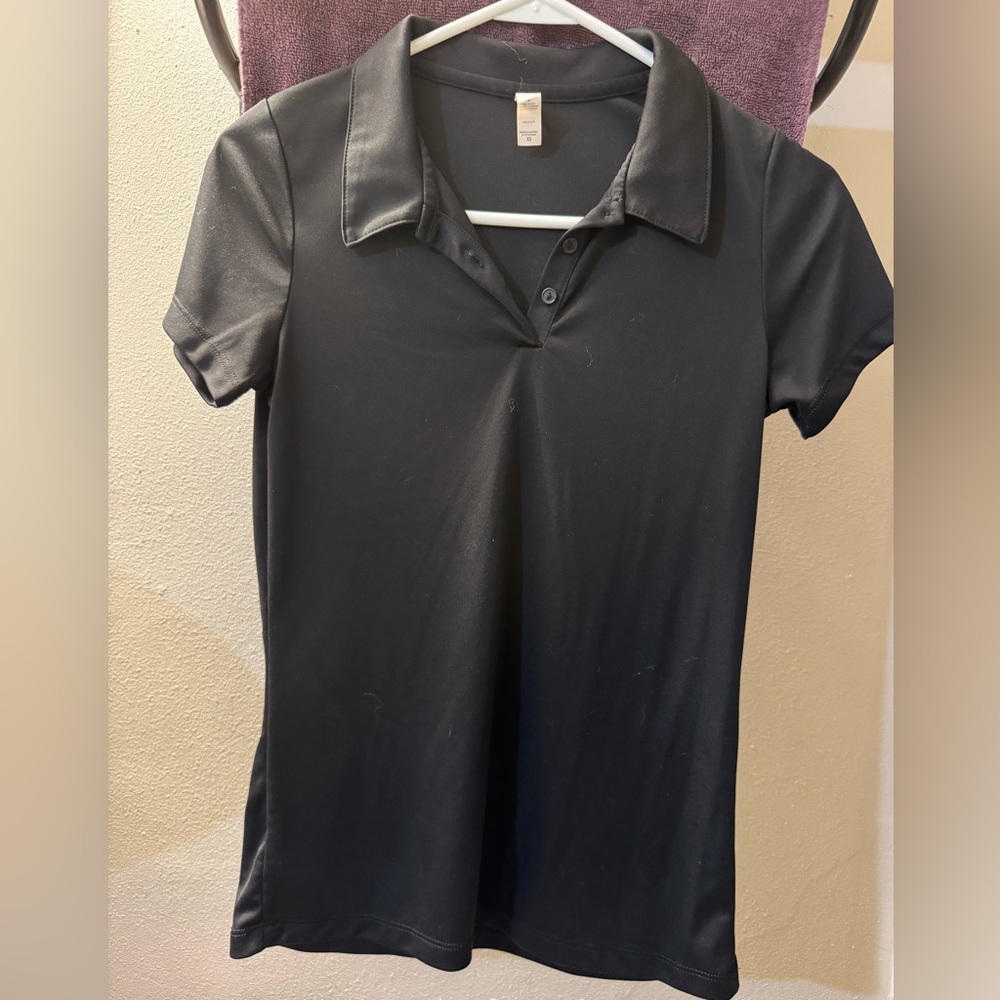 🌟3/$20 Eligible! Classic Black Polo Shirt